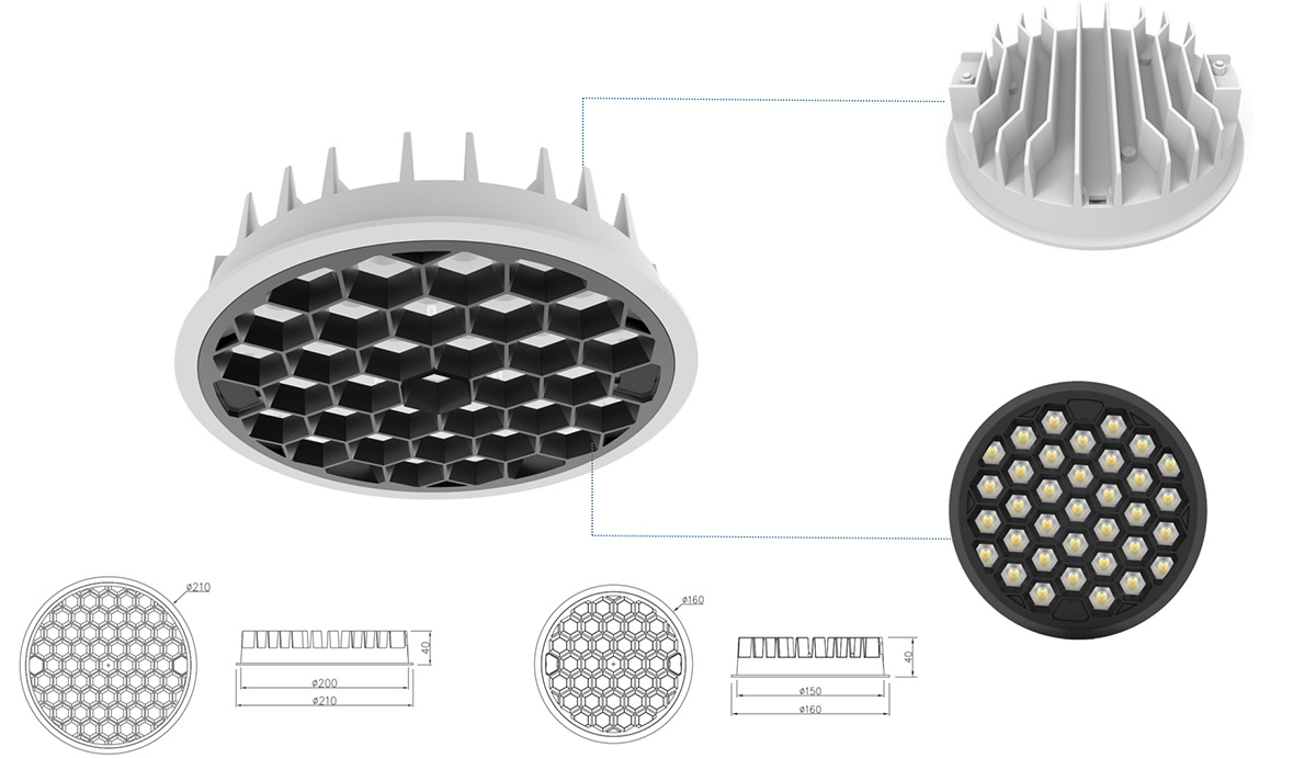 LINO Honeycomb downlight 2021 (9)