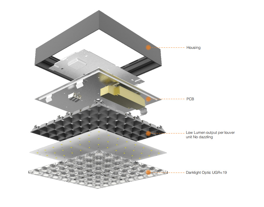 Lino rectangular Luminaire4