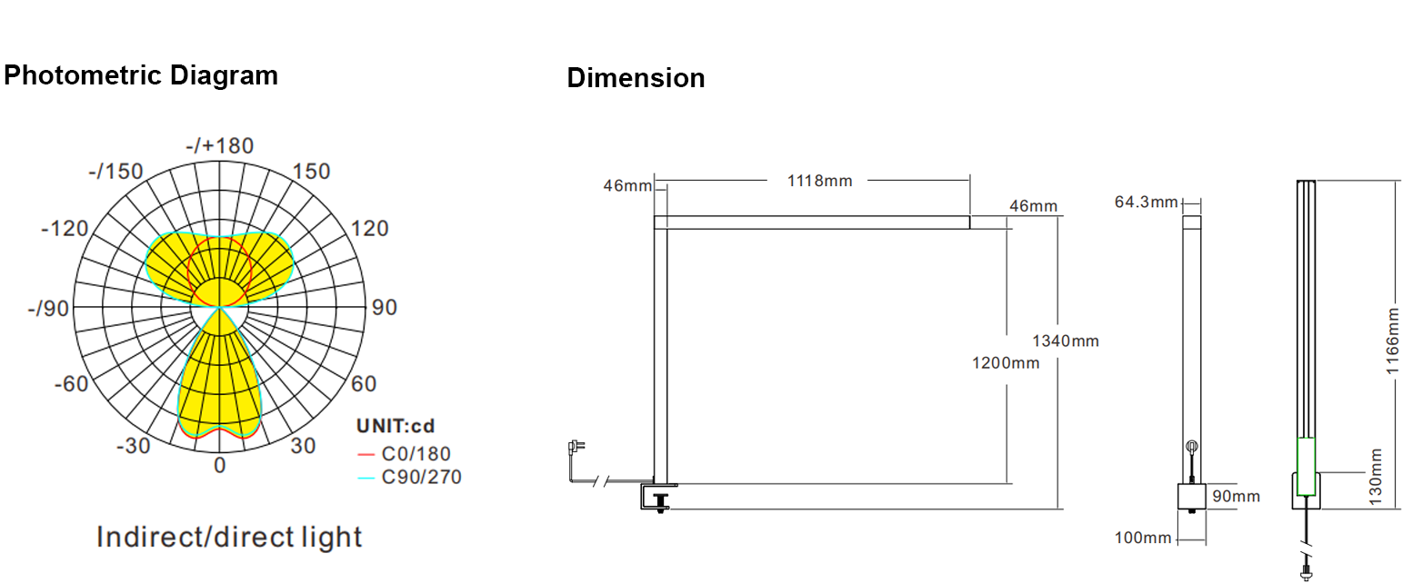 Viewline Table-standing Luminaire
