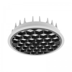 Lino series honeycomb DALI dimmable recessed Downlight 6inch 8inch led downlight light